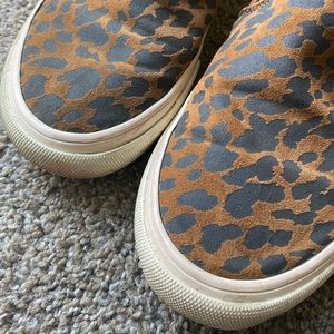 Leopard print sneakers